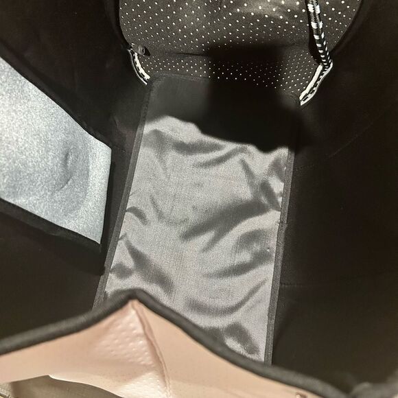 The Emily Neoprene Tote in Gray Metallic - Picture 4 of 4